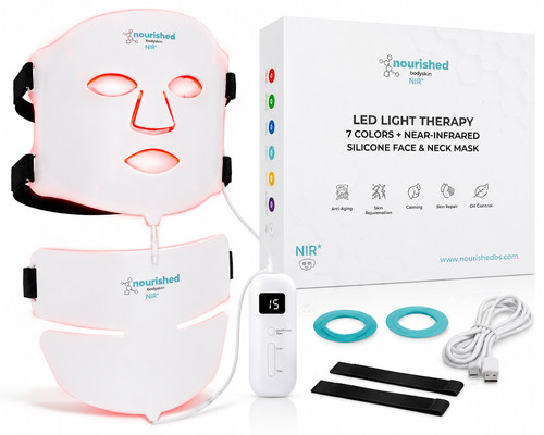 Maschera led viso - led, collo