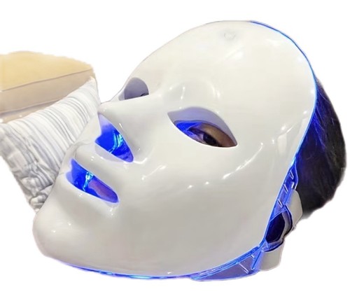 Maschera led viso luce blu - maschera,