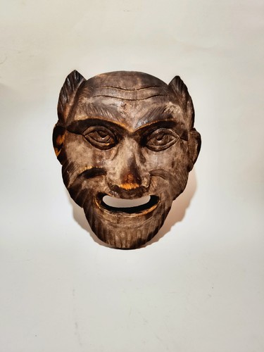 Maschera teatro greco satiro - maschera,