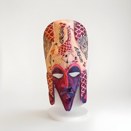 Maschera artigianale africana - maschera,