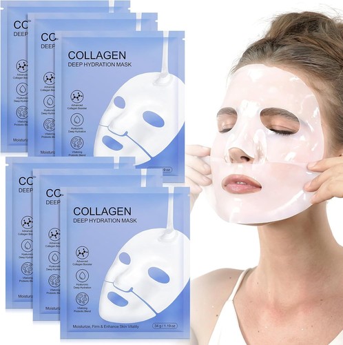 Maschera collagene viso - collagene,